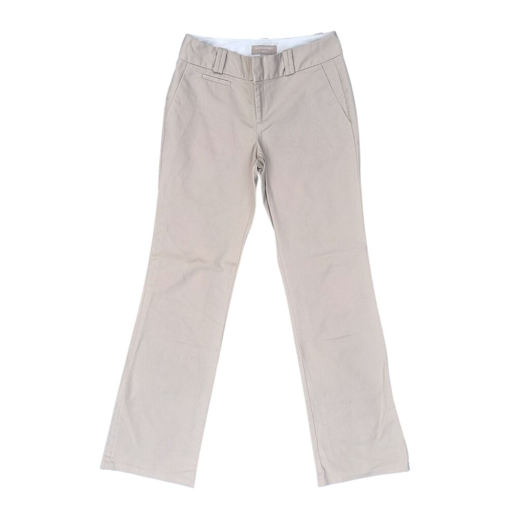 Banana Republic Size 2 Beige Chino Pants - Martin Fit Professional Work Trousers
